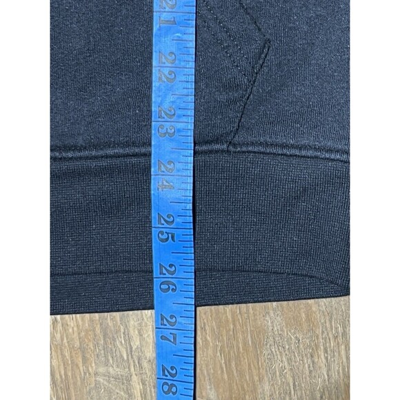 ZARA HOODIE Men M Cotton Knit Pullover ROCK METAL GOTH @N5 - Picture 4 of 4